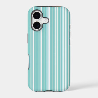 Eenvoudige elegante witte blauwe iPhone case