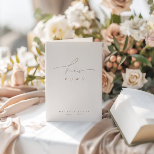 Eenvoudige elegante witte foto bruiloft zijn gelof kaart