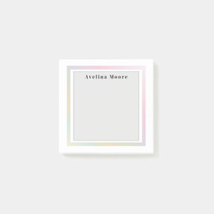 Eenvoudige elegante zakelijke lichte schoonheidssa post-it® notes