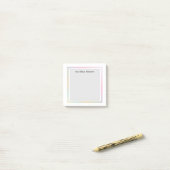 Eenvoudige elegante zakelijke lichte schoonheidssa post-it® notes (Op bureau)