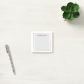 Eenvoudige elegante zakelijke lichte schoonheidssa post-it® notes (Kantoor)