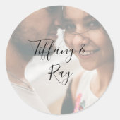 Eenvoudige elegante zegels van de enveloppen voor  (Voorkant)