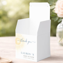 Eenvoudige Elegante Zon Zonnelicht Baby Shower Dan Bedankdoosjes
