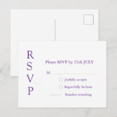 Eenvoudige Elegante Zwarte en Witte Chic Script Tr Briefkaart (Voorkant / Achterkant)