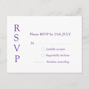 Eenvoudige Elegante Zwarte en Witte Chic Script Tr Briefkaart