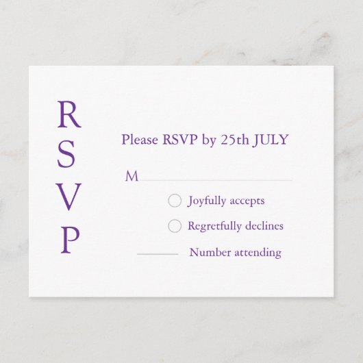 Eenvoudige Elegante Zwarte en Witte Chic Script Tr Briefkaart (Voorkant)