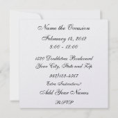 Eenvoudige elegantie - Blauwgroen lint (Achterkant)