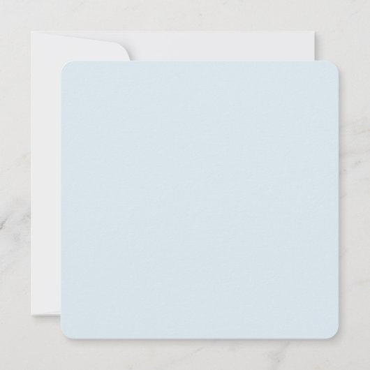 Eenvoudige elegantie jongens doop uitnodiging (Achterkant)