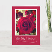 Eenvoudige Elegantie! Mooie Valentijnskaart Kaart (Voorkant)