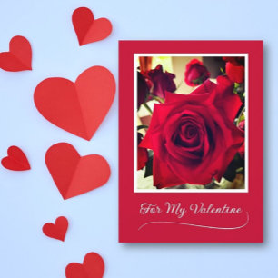 Eenvoudige Elegantie! Mooie Valentijnskaart Kaart