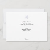 Eenvoudige elegantie Nieuwjaar foto Feestdagenkaart (Achterkant)