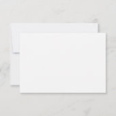 Eenvoudige elegantie | Plaats kaart (Achterkant)