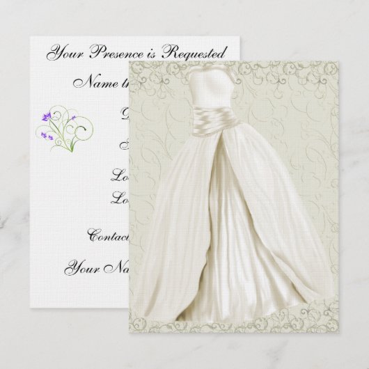 Eenvoudige elegantie - SRF Kaart (Voorkant / Achterkant)