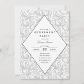Eenvoudige elegantie | Uitnodiging van de Pensioen (Voorkant)