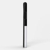 Eenvoudige elegantie zwart-wit! Case-Mate iPhone case (Achterkant/rechts)