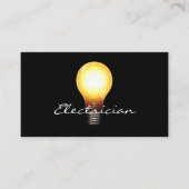 Eenvoudige elektricien Visitekaartjes (Voorkant)