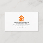 Eenvoudige elektrische bedrading van het circuit visitekaartje (Achterkant)