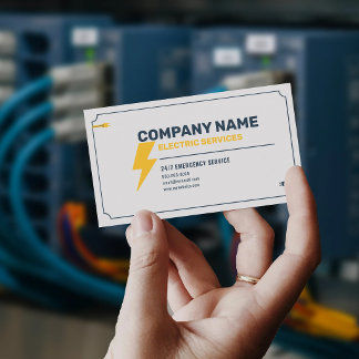 Eenvoudige Elektrische Diensten Visitekaartje