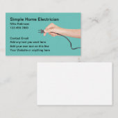 Eenvoudige elektrische snoer Visitekaartjes