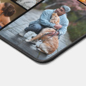 Eenvoudige Elf Family Photo Collage Desk Mat (Hoek)