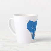 Eenvoudige ellefant latte Mok (Linkerhoek)