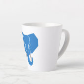 Eenvoudige ellefant latte Mok (Rechterhoek)