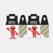 Eenvoudige Elmo 1e Verjaardag Bedankdoosjes (Uitgevouwen)