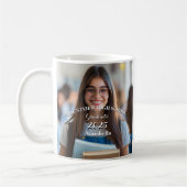 Eenvoudige en een aangepaste foto afstuderen mok (Links)