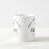 Eenvoudige en elegante Afstuderen koffie mok (Center)