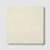 Eenvoudige en elegante Beige bruiloft Gastenboek (Achterkant)