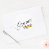 Eenvoudige en elegante boomgaard | Sticker zegel (Envelop)