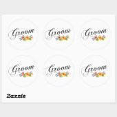 Eenvoudige en elegante boomgaard | Sticker zegel (Vel)