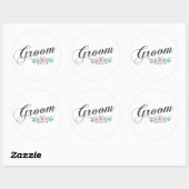 Eenvoudige en elegante boomgaard | Sticker zegel (Vel)