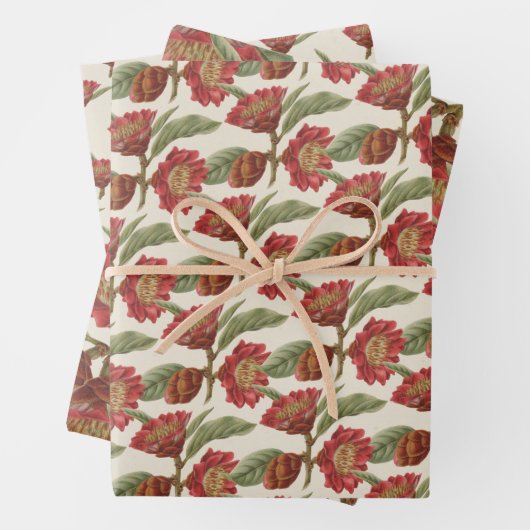 Eenvoudige en elegante feestdag inpakpapier vel (In situ)