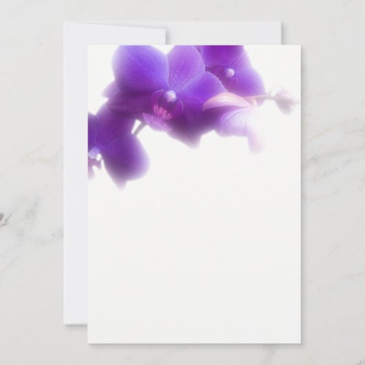 Eenvoudige en Elegante Floral Memorial Service Kaart (Achterkant)