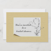 Eenvoudige en elegante Floral Uitnodiging (Voorkant)