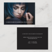 Eenvoudige en elegante fotografie visitekaartje (Voorkant / Achterkant)