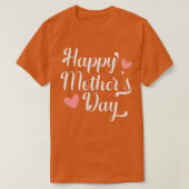 Eenvoudige en elegante Happy Mothers Day Calligraf T-shirt (Design voorkant)