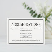 Eenvoudige en elegante Kaart voor weddenschappen (Staand voorkant)