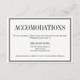 Eenvoudige en elegante Kaart voor weddenschappen