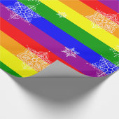 Eenvoudige en elegante kerst cadeaupapier (Hoek)