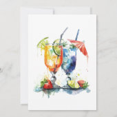 Eenvoudige en elegante kerst in juli kaart (Achterkant)