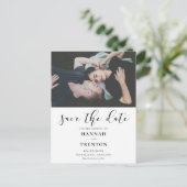 Eenvoudige en elegante ontwerpfoto briefkaart (Staand voorkant)