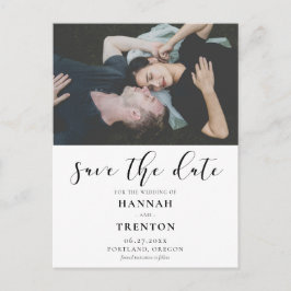 Eenvoudige en elegante ontwerpfoto briefkaart