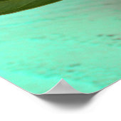 Eenvoudige en elegante roze pioenenbloem botanisch poster (Hoek)