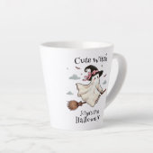 Eenvoudige en elegante Schattigee heks eerste Hall Latte Mok (Rechterhoek)