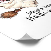 Eenvoudige en elegante Schattigee heks eerste Hall Poster (Hoek)