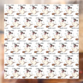 Eenvoudige en elegante Schattigee heks eerste Hall Raamsticker (Vel 2)