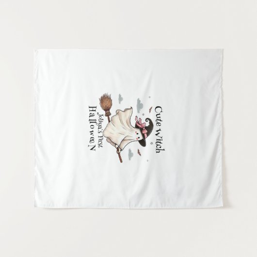 Eenvoudige en elegante Schattigee heks eerste Hall Wandkleed (Voorkant (horizontaal))