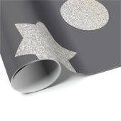 Eenvoudige en elegante sterren en siervoorwerpen cadeaupapier (Rol Hoek)